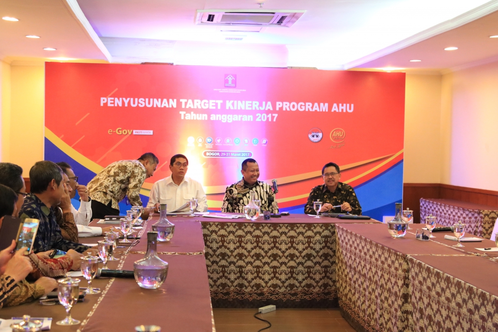 rakor evaluasi kinerja program ahu dan peran serta