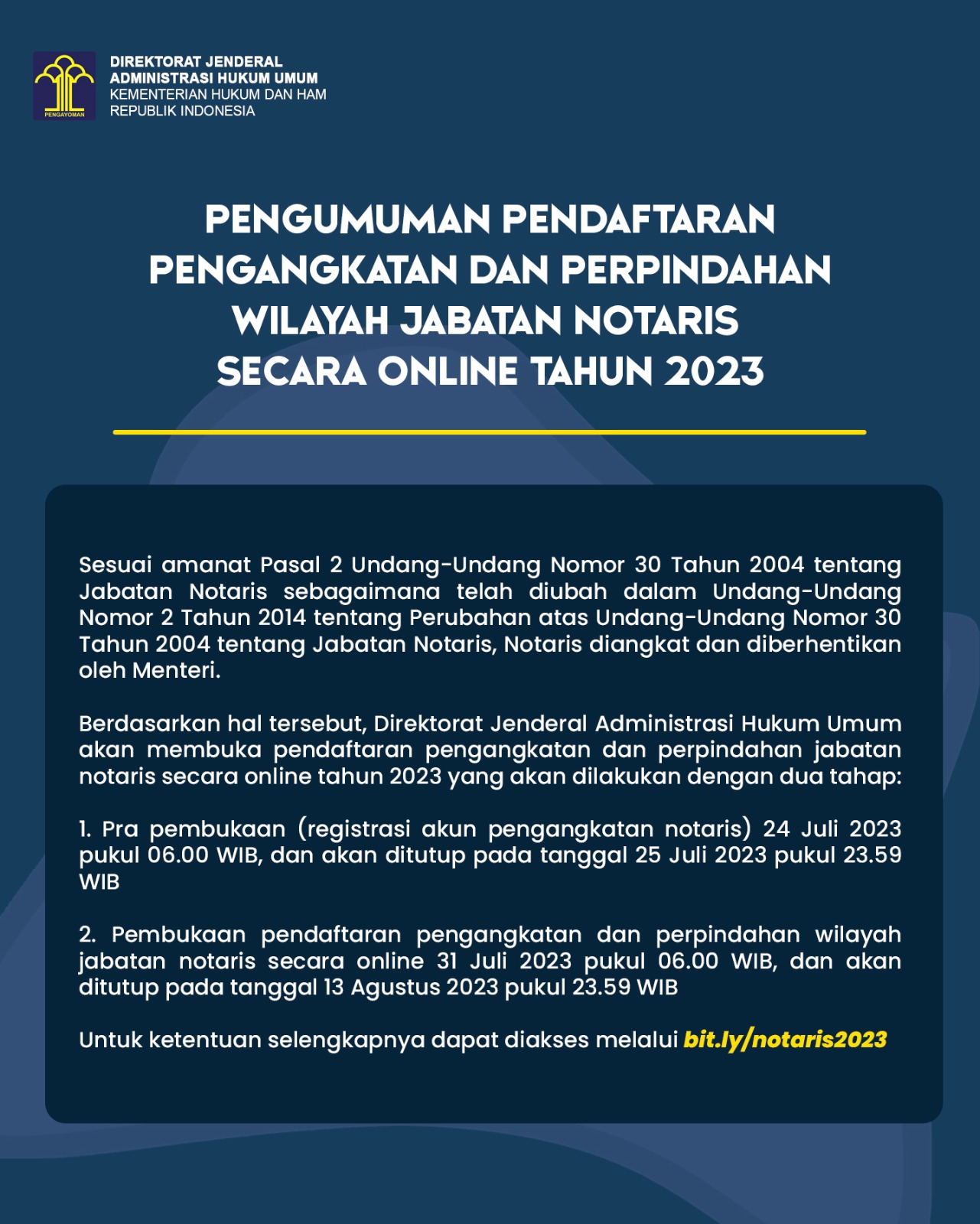 Beranda - Direktorat Jenderal Administrasi Hukum Umum - Kementerian ...